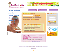 Tablet Screenshot of bebinou.com